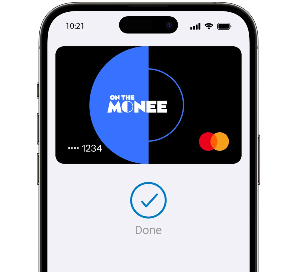 OnTheMonee app on iPhone